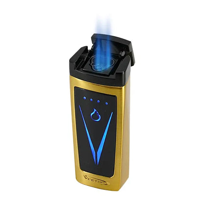 Vector Icon2 Gold Satin Torch Lighter - ICON2-9