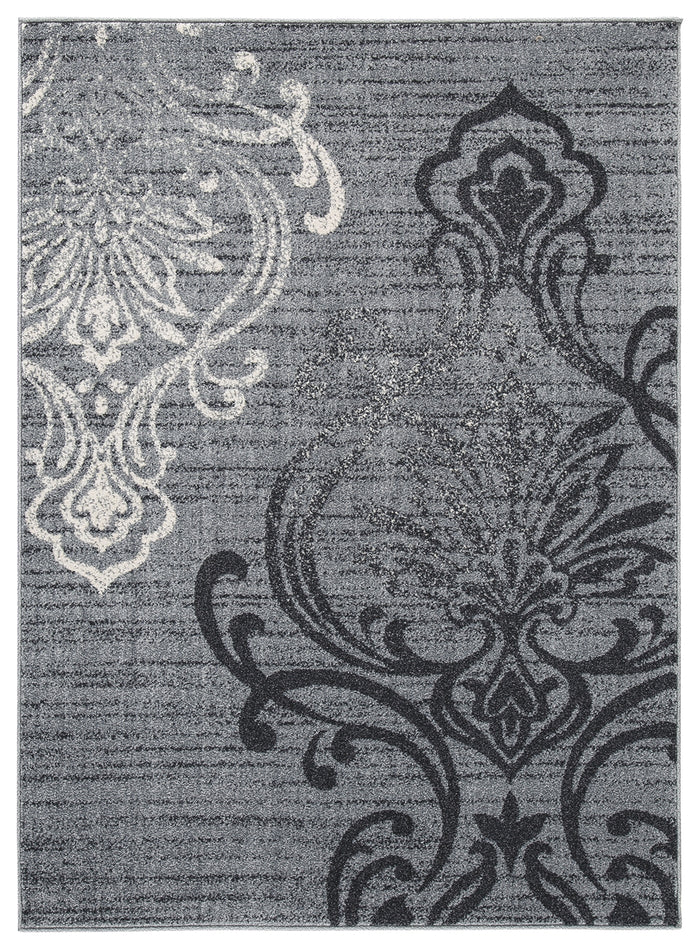 Verrill R401242 GrayBlack Medium Rug