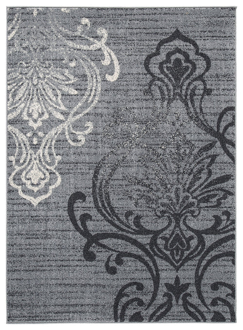 Verrill R401242 GrayBlack Medium Rug