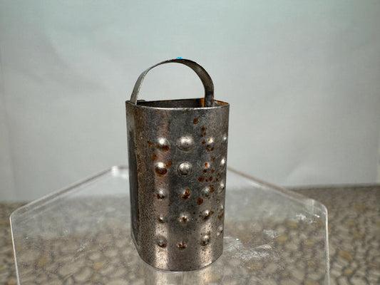 Vintage Artisan Studio B Handmade Handheld Tin Candle Lantern