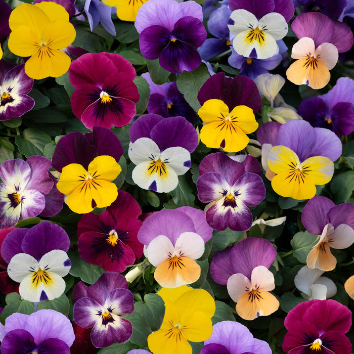 Viola 'Teardrops Mix'