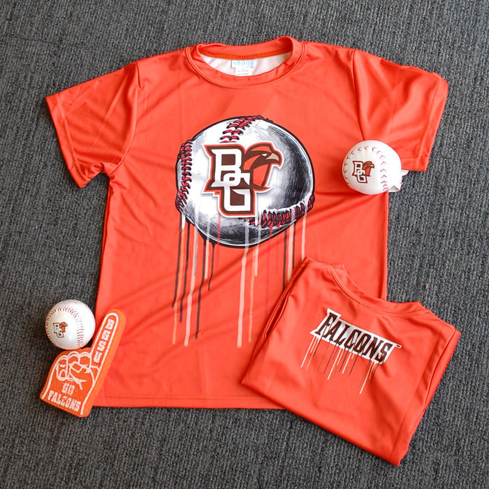 Vive La Fete Toddler Baseball Drip Tee
