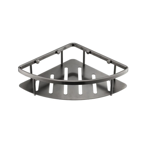 VOS Corner Basket - Brushed Black Bathroom Accessories JTP