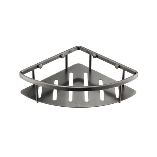 VOS Corner Basket - Brushed Black Bathroom Accessories JTP
