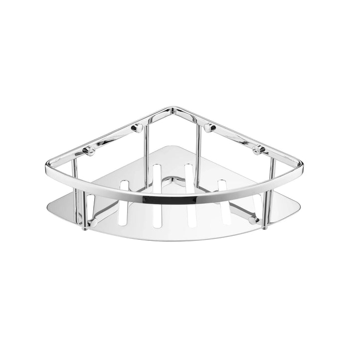 VOS Corner Basket - Chrome Bathroom Accessories JTP
