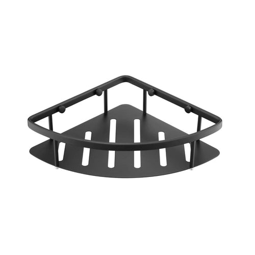 VOS Corner Basket - Matt Black Bathroom Accessories JTP