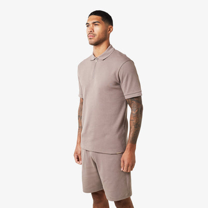 Waffle Knit Short | Brown