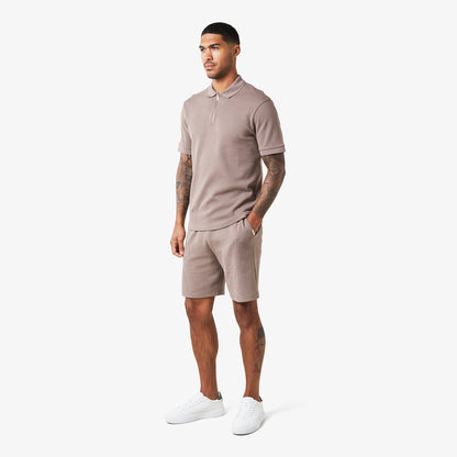 Waffle Knit Short | Brown