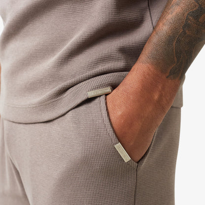 Waffle Knit Short | Brown