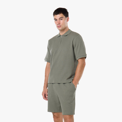 Waffle Knit Short | Olive