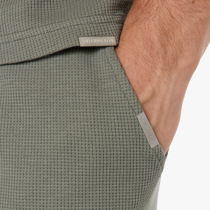 Waffle Knit Short | Olive