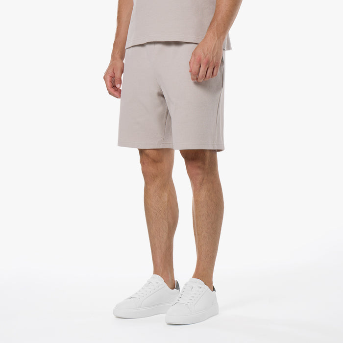 Waffle Knit Short | Stone