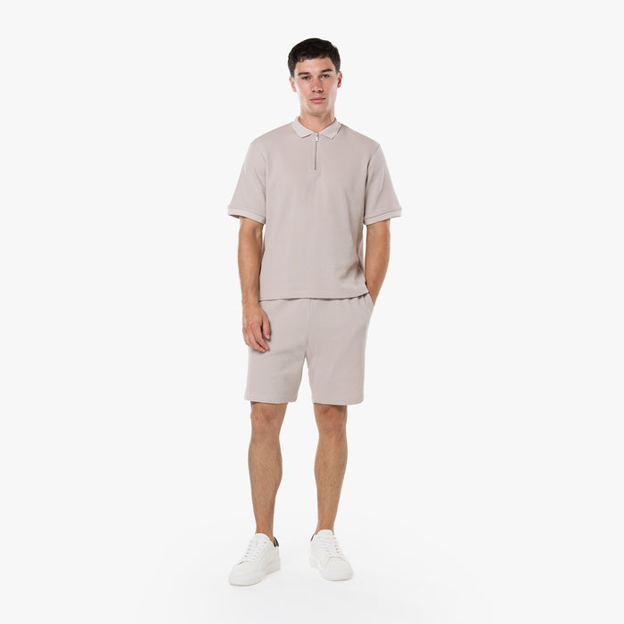 Waffle Knit Short | Stone