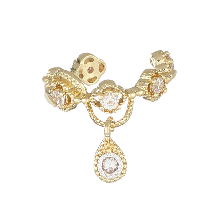 Waterdrop Retro Ear Cuff Without Pierced Earrings