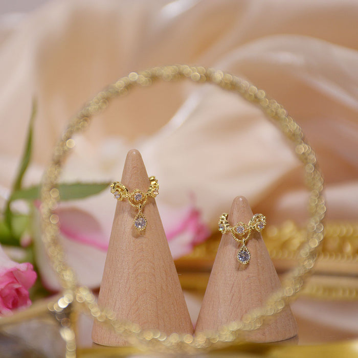 Waterdrop Retro Ear Cuff Without Pierced Earrings