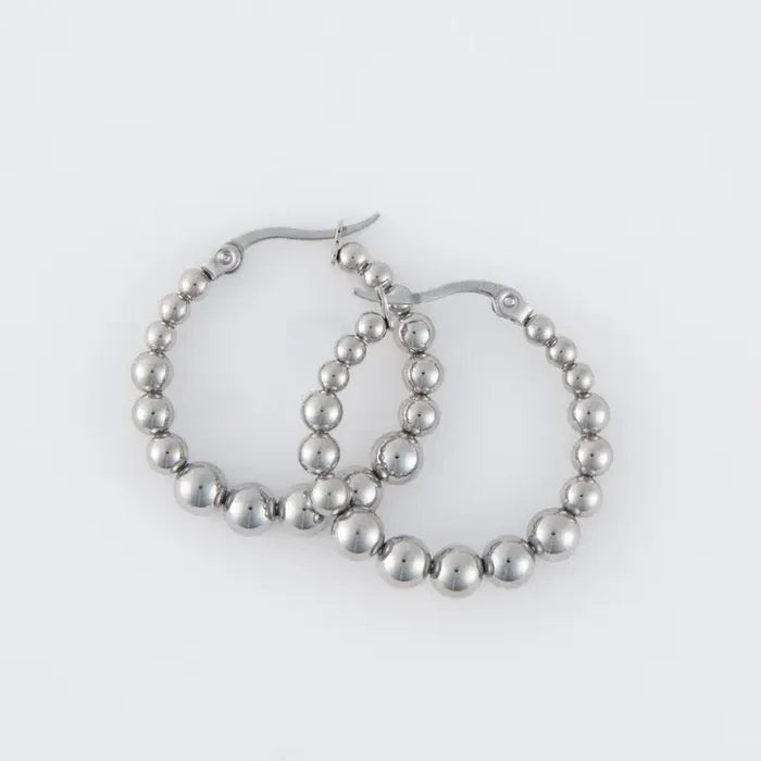 Waterproof Bubble Hoop Earrings