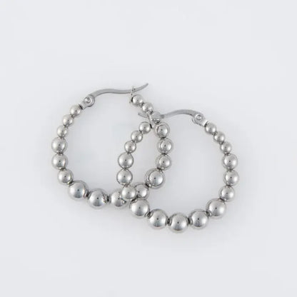 Waterproof Bubble Hoop Earrings