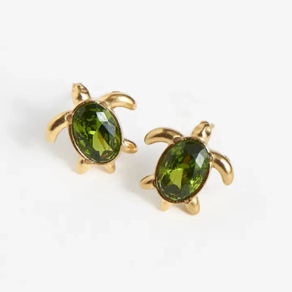 Waterproof Turtle Studs Earrings