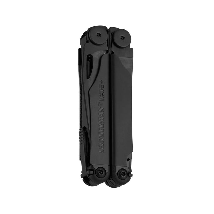 Black Leatherman Wave® Plus multi-tool closed, showcasing its compact design.
