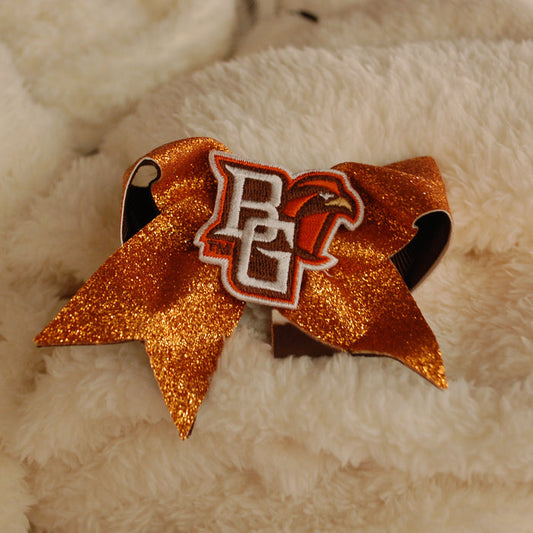 Wee One's Peekaboo Medium Glitter Glitz and Grosgrain Underlay Hair Bow
