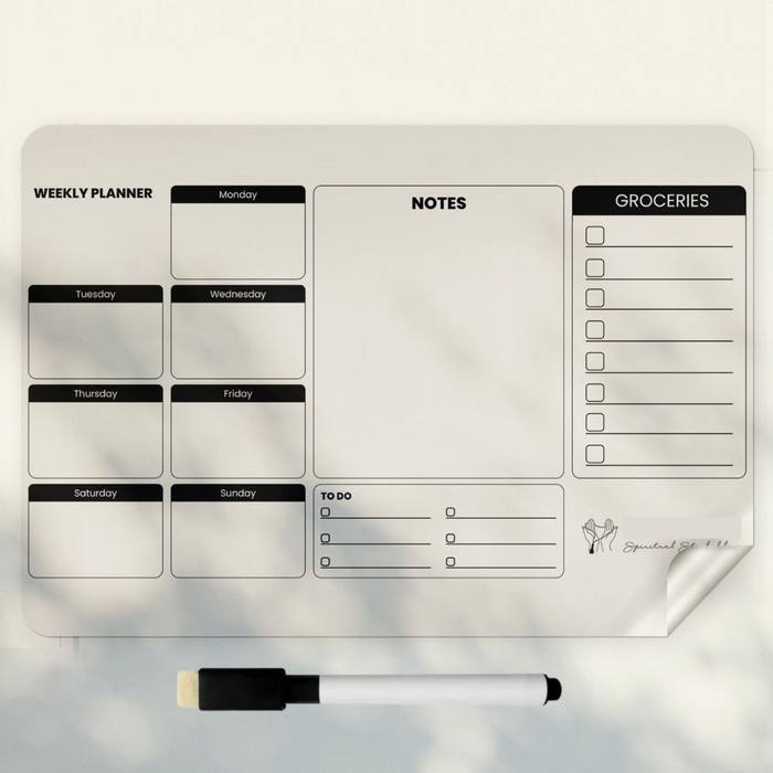 Weekly Planner water proof sticker with FREE Marker (16X24")