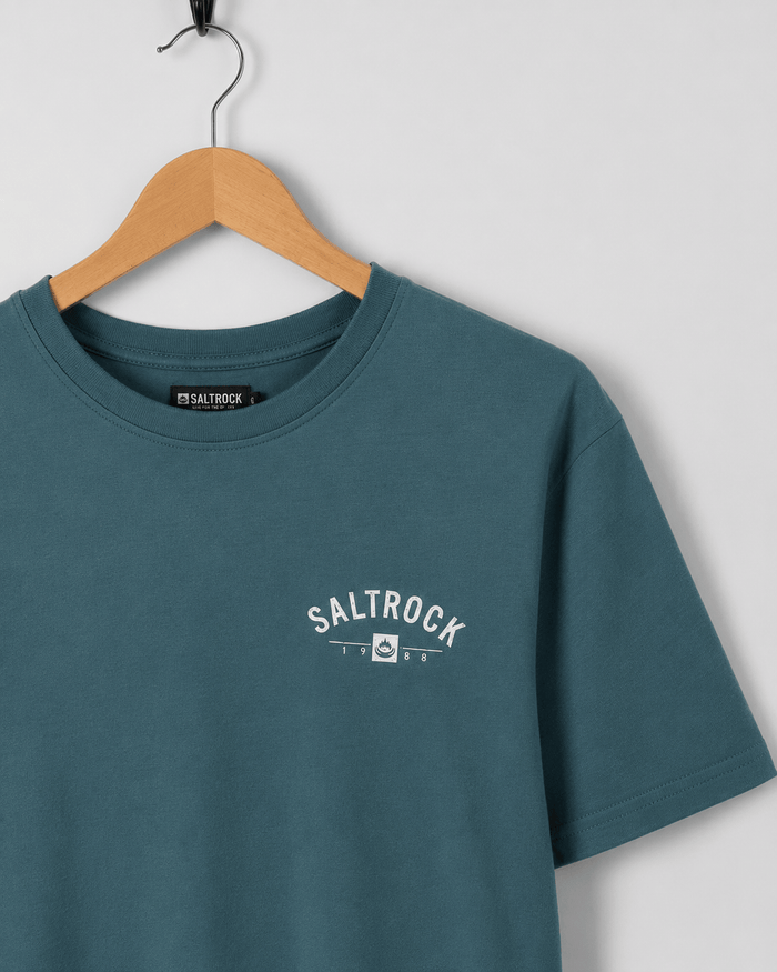 Weymouth Location Mens T-Shirt in Teal