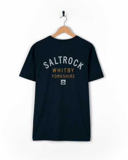 Whitby Mens Location T-Shirt in Blue