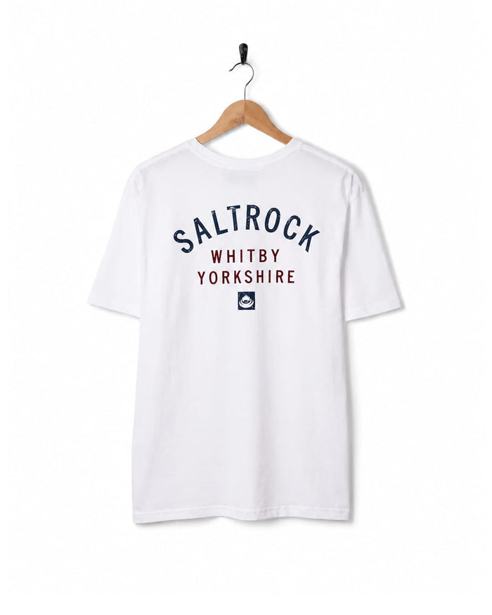 Whitby Mens Location T-Shirt in White
