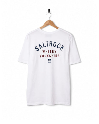 Whitby Mens Location T-Shirt in White