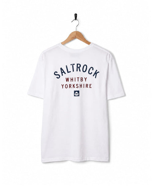 Whitby Mens Location T-Shirt in White