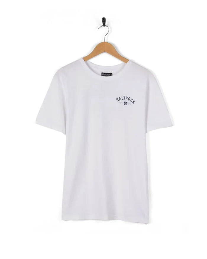 Whitby Mens Location T-Shirt in White