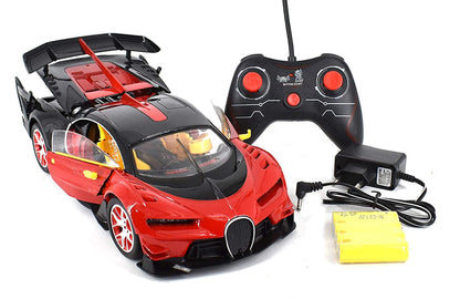 White Whale Bugatti Style Remote Control Rechargeable Car with Opening Doors