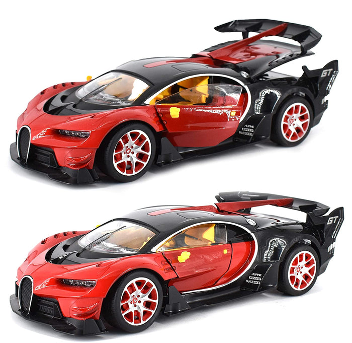 White Whale Bugatti Style Remote Control Rechargeable Car with Opening Doors