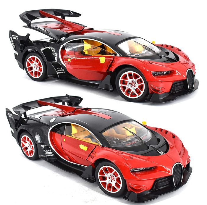 White Whale Bugatti Style Remote Control Rechargeable Car with Opening Doors