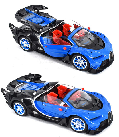 White Whale Bugatti Style Remote Control Rechargeable Car with Opening Doors