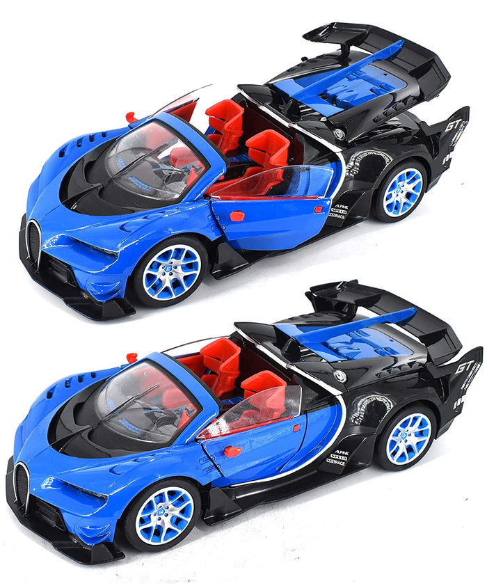White Whale Bugatti Style Remote Control Rechargeable Car with Opening Doors