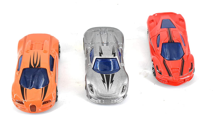 White Whale high Speed Car Launcher Along with Die cast Metal Cars and Stoppers
