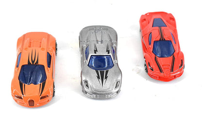 White Whale high Speed Car Launcher Along with Die cast Metal Cars and Stoppers