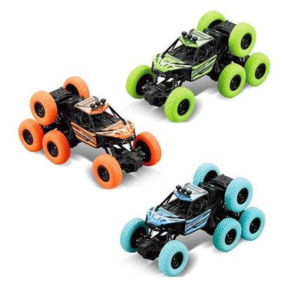 White Whale High Speed Remote Control Monster Racing Car Rechargeable Rock Climbing 8 Wheel 1:18 Scale Off Road Truck  (Multi Color)