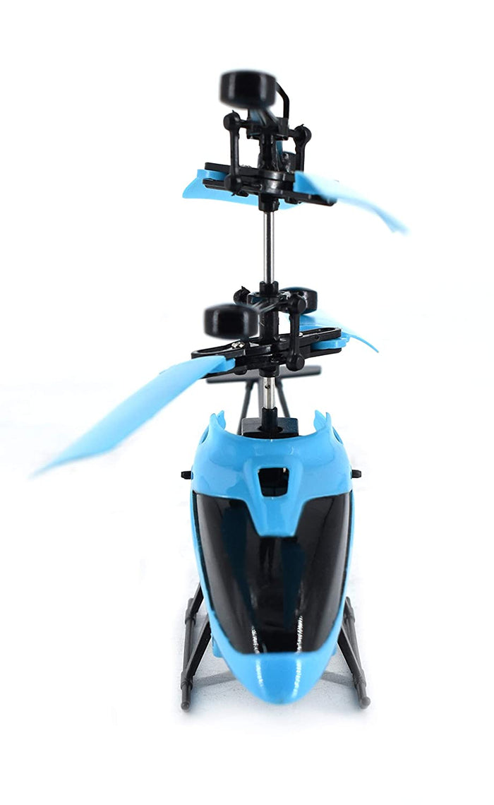 White Whale Remote Control Helicopter and Hand Sensor Charging Helicopter Toys with 3D Light Toys
