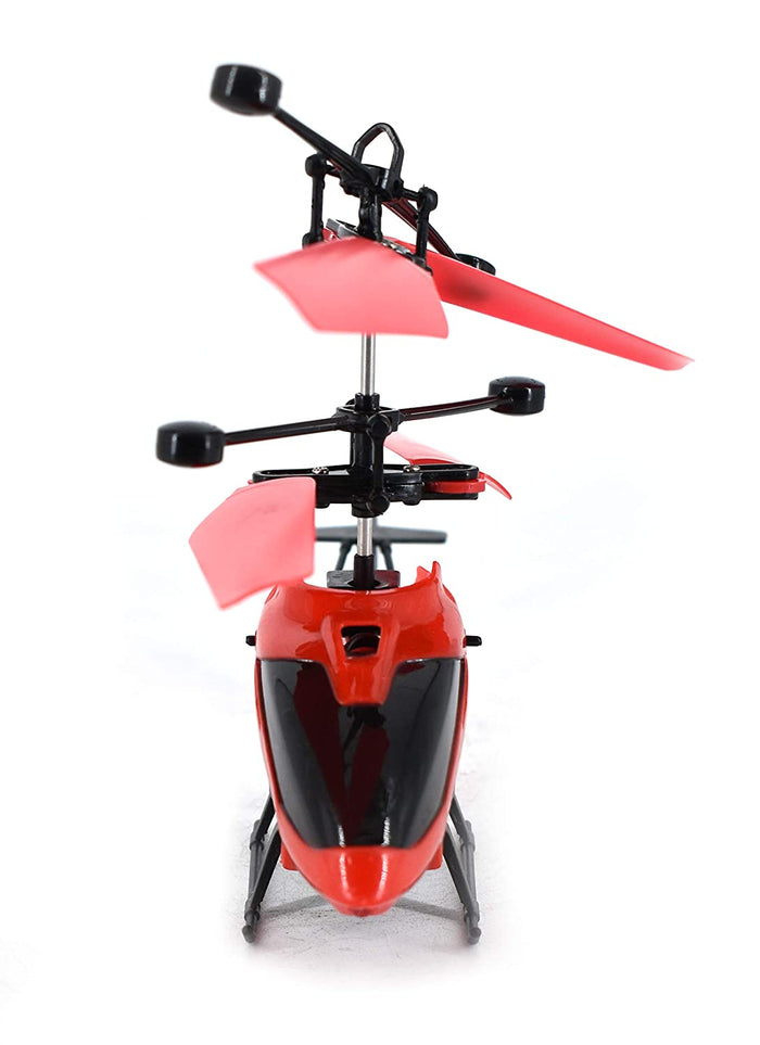 White Whale Remote Control Helicopter and Hand Sensor Charging Helicopter Toys with 3D Light Toys