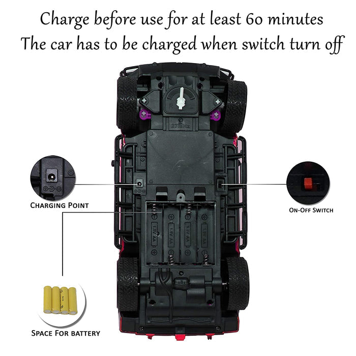 White Whale Scale Rechargeable R/C H2 Hummer with Opening Doors & Glowing Headlights.