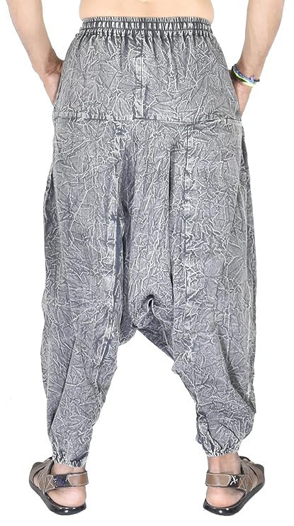 Whitewhale Mens Cotton Stripe Harem Pants Pockets Yoga Trousers Hippie
ple T-Shirt