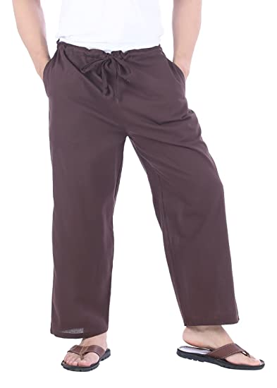 Whitewhale Mens Drawstring Gym Fitness Joggers Workout Cotton Yoga Pants