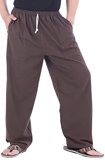 Whitewhale Mens Rayon Loose Joggers Casual Lounge Pajama Gym Workout Yoga Pants