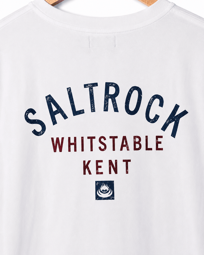 Whitstable Mens Location T-Shirt in White