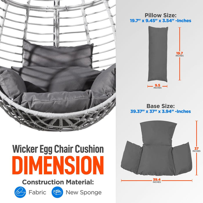Wicker Egg Chair Cushion