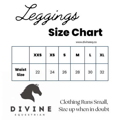 Winter Fleece Lined Leggings - Blue