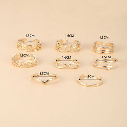 Women's Beach Toe Ring 8PCs Adjustable
