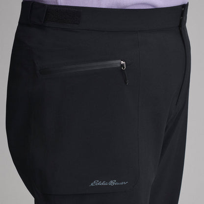 Women's Cloud Cap Stretch Waterproof Rain Pants-Black-3